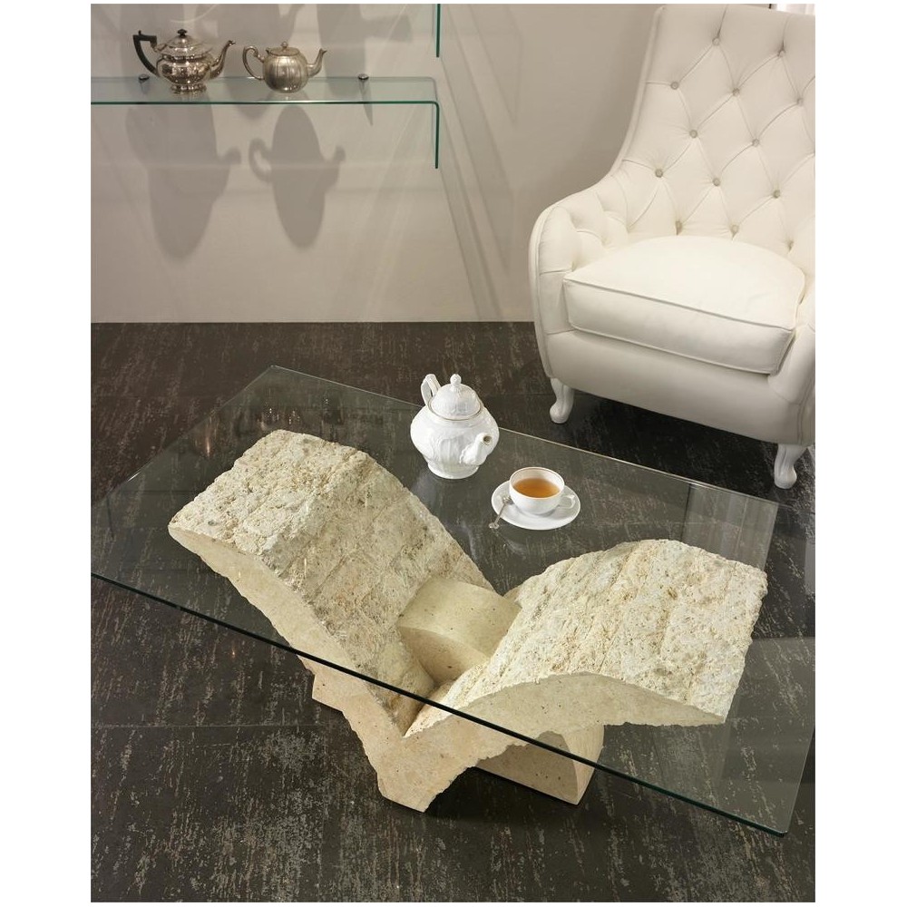 stones papillon high living room table