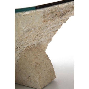 stones papillon side living room table