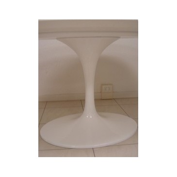 tulip reproduction of saarinen extendable table various sizes oval laminate top glossy or matt oval base undertop
