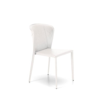 Steine brechen weißen Stuhl