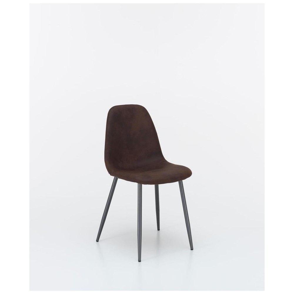 stones brigitte dark gray chair front