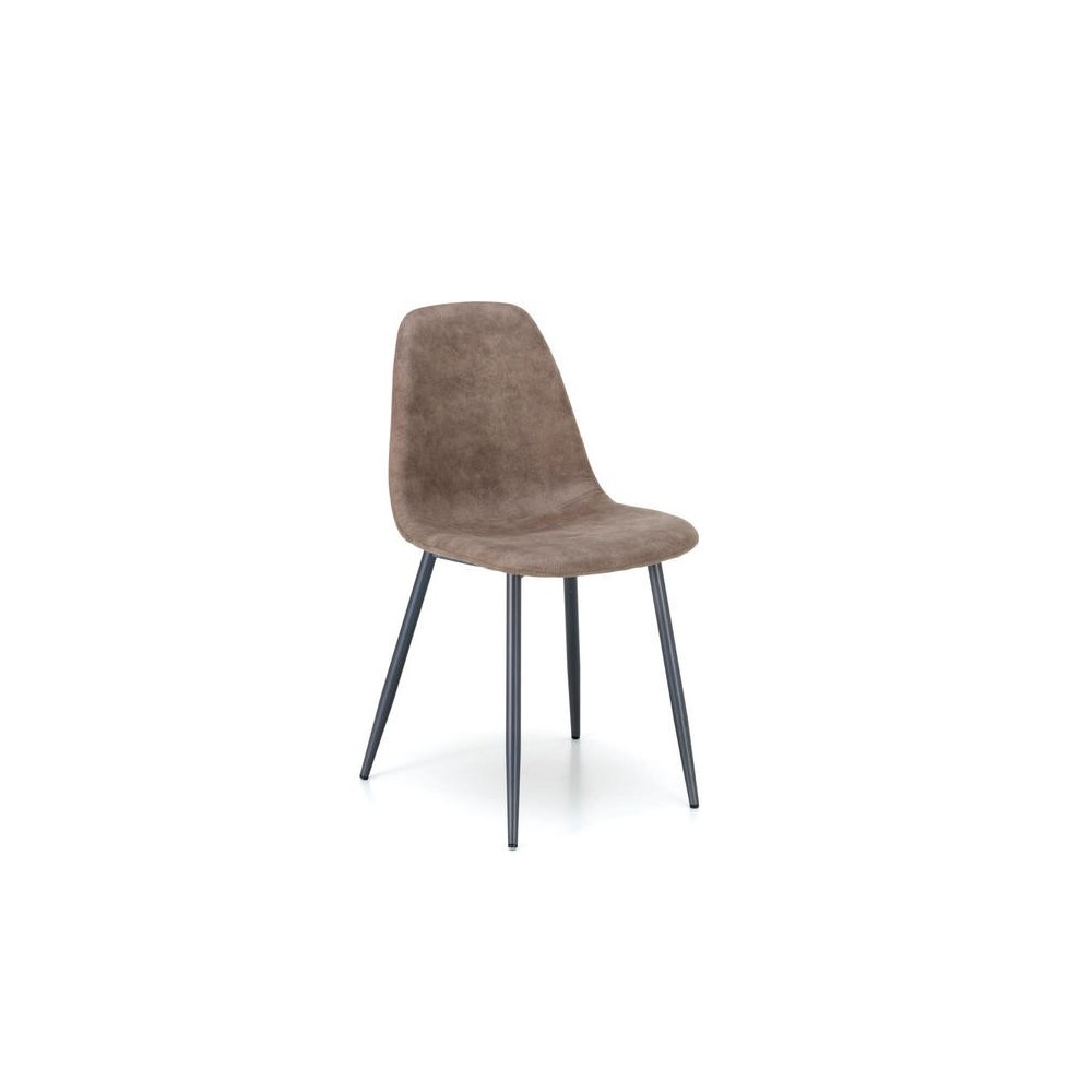 chaise brigitte stones gris clair devant de chaise