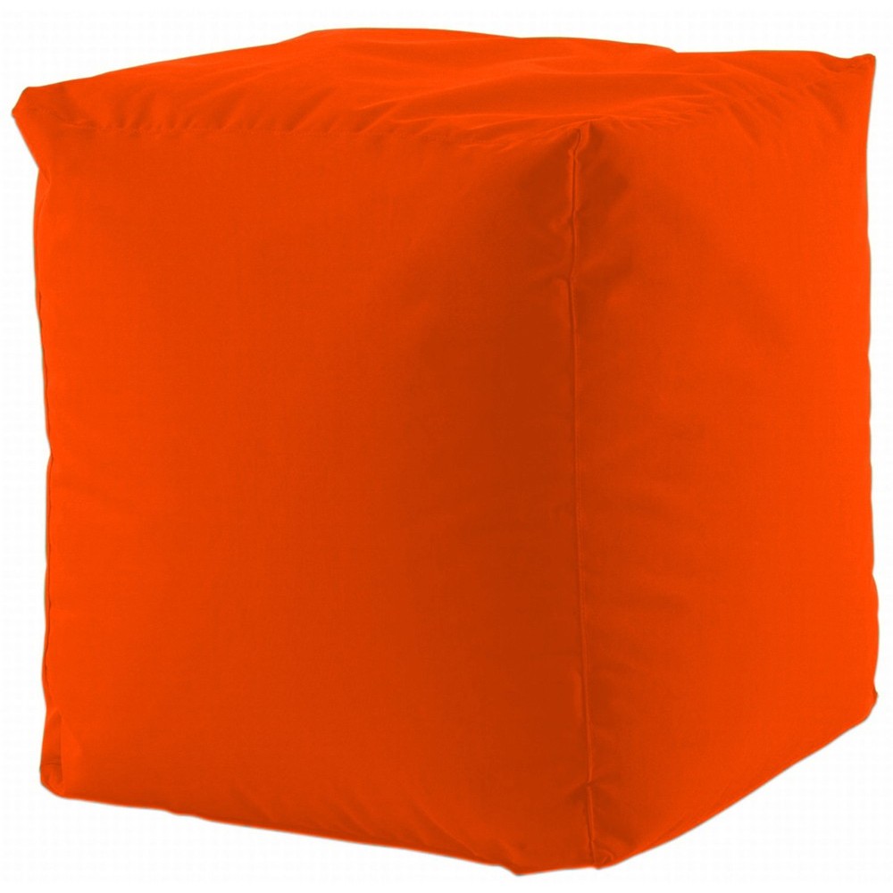 Puf saco Cube impermeable para exterior con tejido city of the world