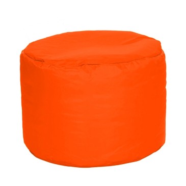 Pouf Waterproof round cylinder bag for indoors and outdoors, also in city fabric