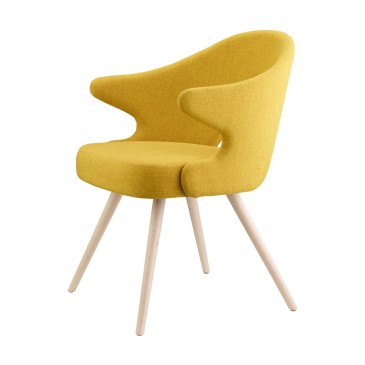 You Scab Design yellow armchair