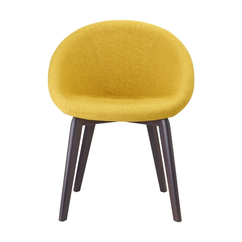 Natural Giulia Pop scab yellow armchair