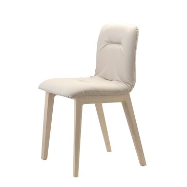 Natural Alice Pop white scab chair