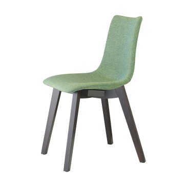 Natural Zebra Pop scab green profile chair