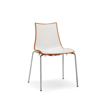 Scab Design Zebra Bicolor chair made in Italy | kasa-store