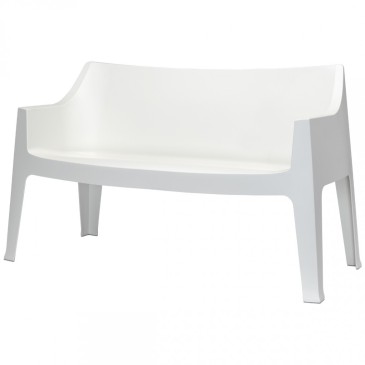 Coccolona outdoor white sofa by scab