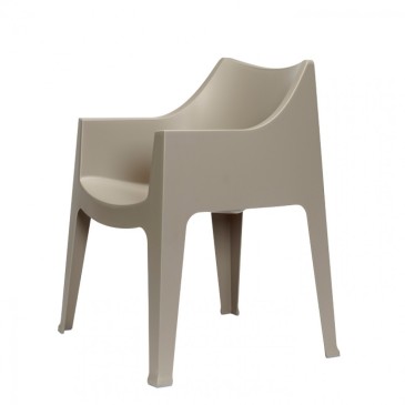 Coccolona dove gray armchair for outdoors by Scab