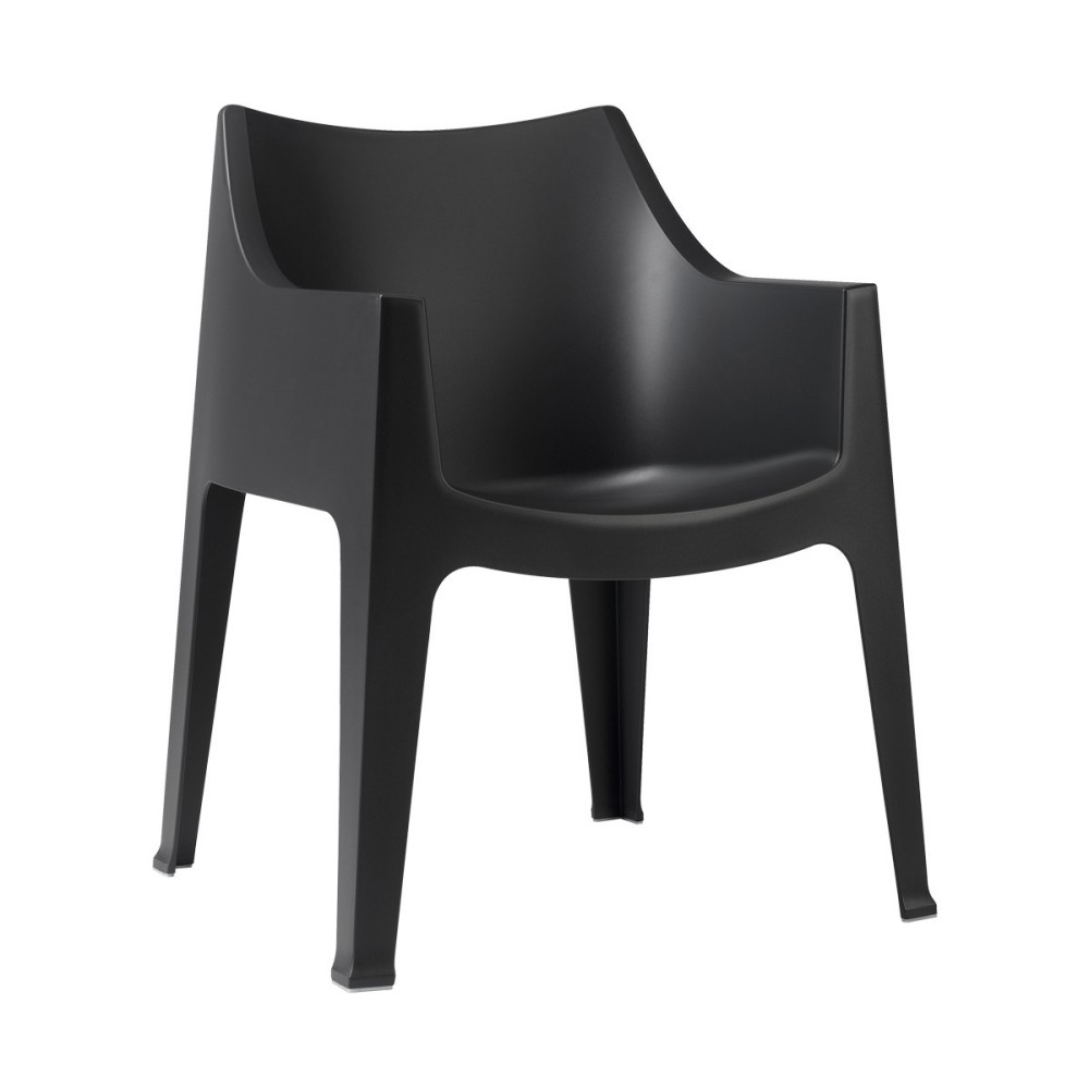 Coccolona black armchair for outdoors by Scab