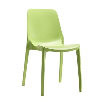 Grön Ginevra stol för inomhus och utomhus från Scab