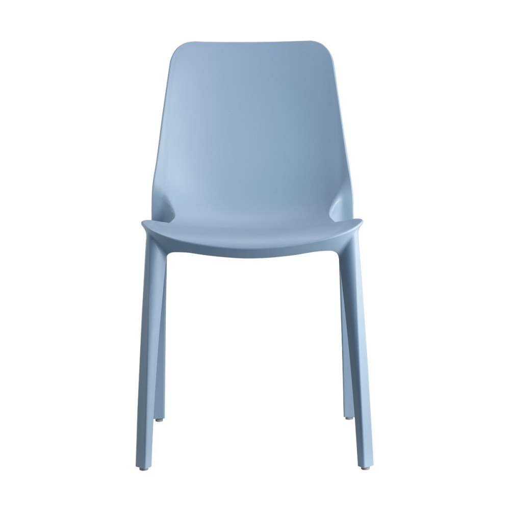 Light blue Ginevra chair for indoors and outdoors by Scab