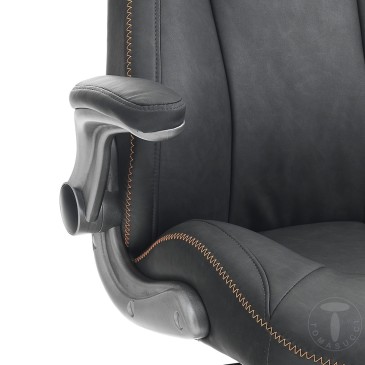Riverside office armchair by Tomasucci in synthetic leather