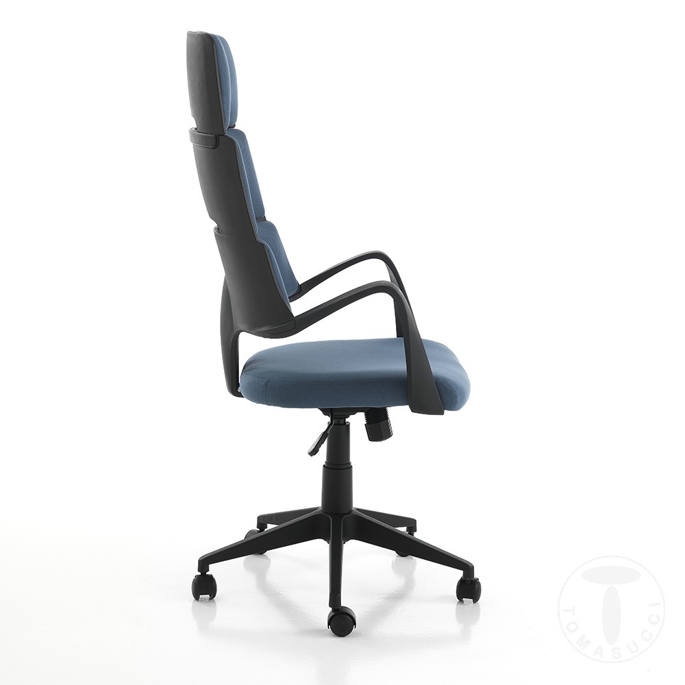 Laredo kontorlenestol fra Tomasucci med design og ergonomiske former