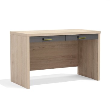 City desk with two drawers suitable for bedrooms or small studios