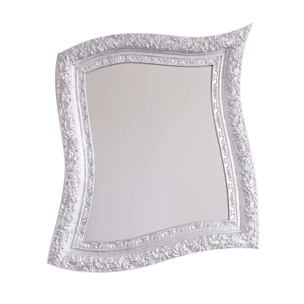 Specchio da parete Neo Barocco foglia argento o foglia puro design