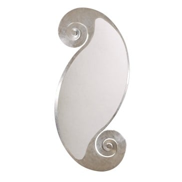 Circe rin metal wall mirror available in three finishes