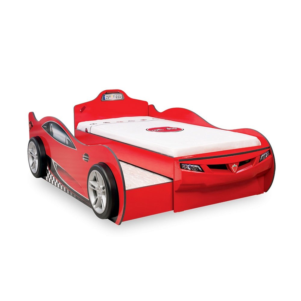 cilek auto coupe rood bed