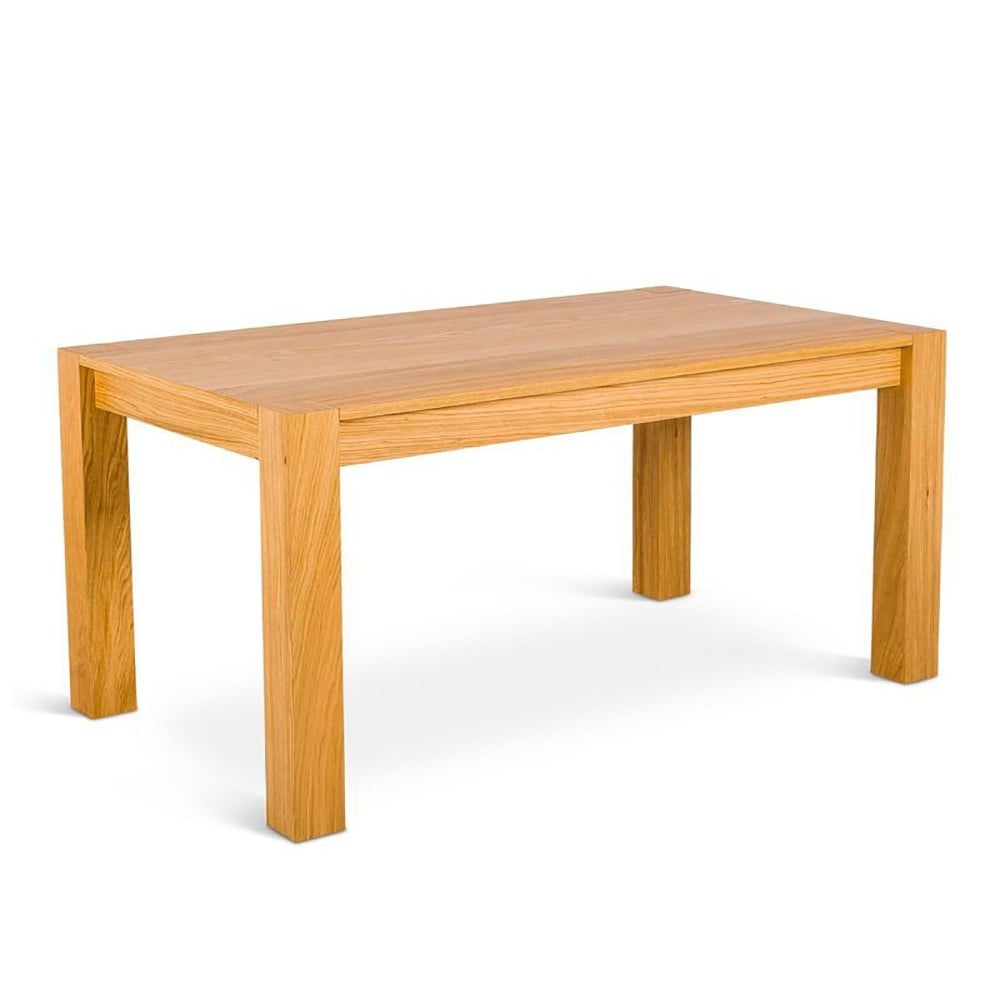 Tisch aus Holzsteinen