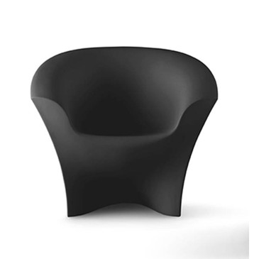 plust ohla fauteuil zwarte voorgevormde fauteuil