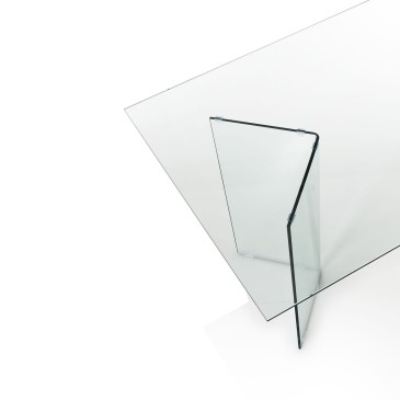 kasa-store Lory high glass table