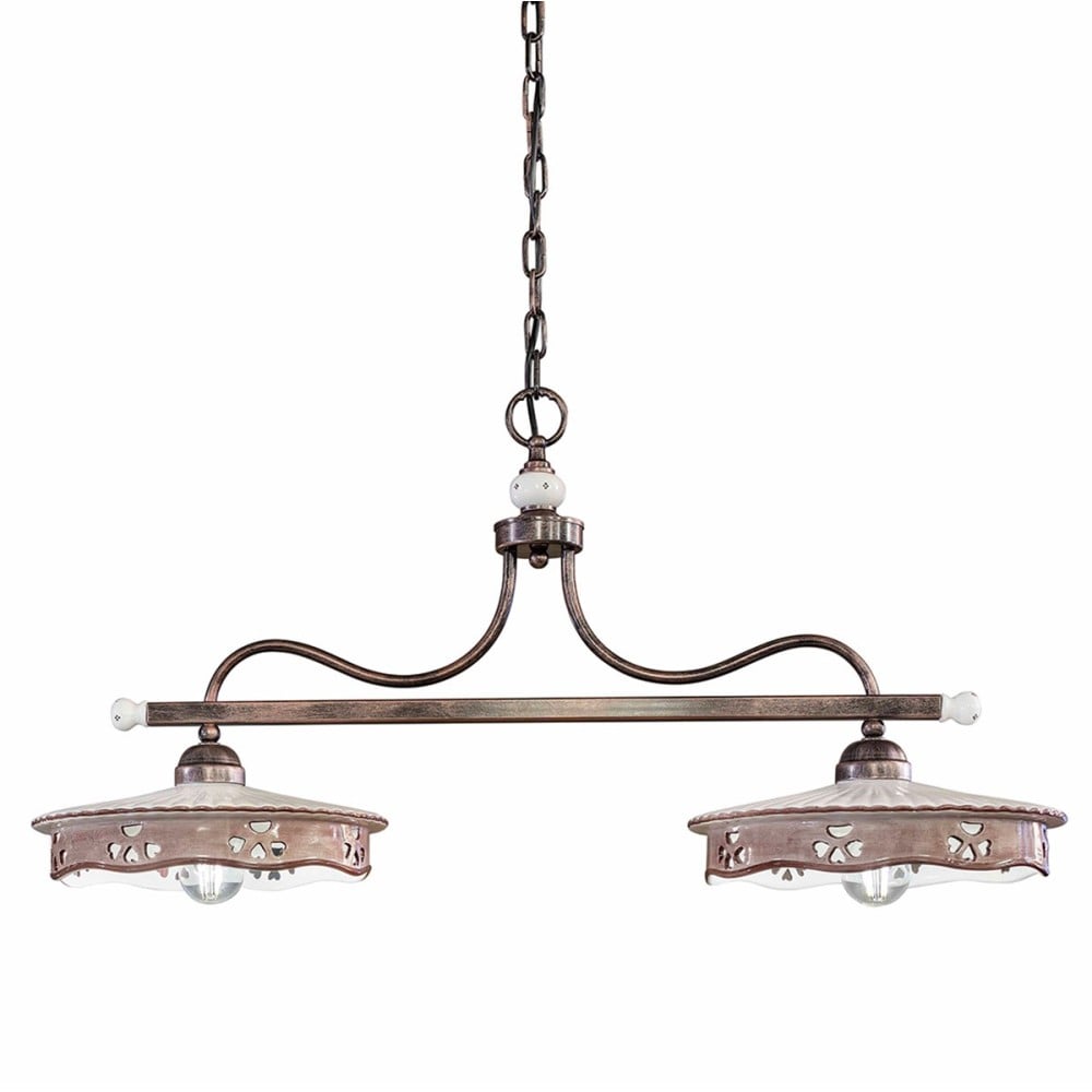 Alessandria suspension lamp in metal and