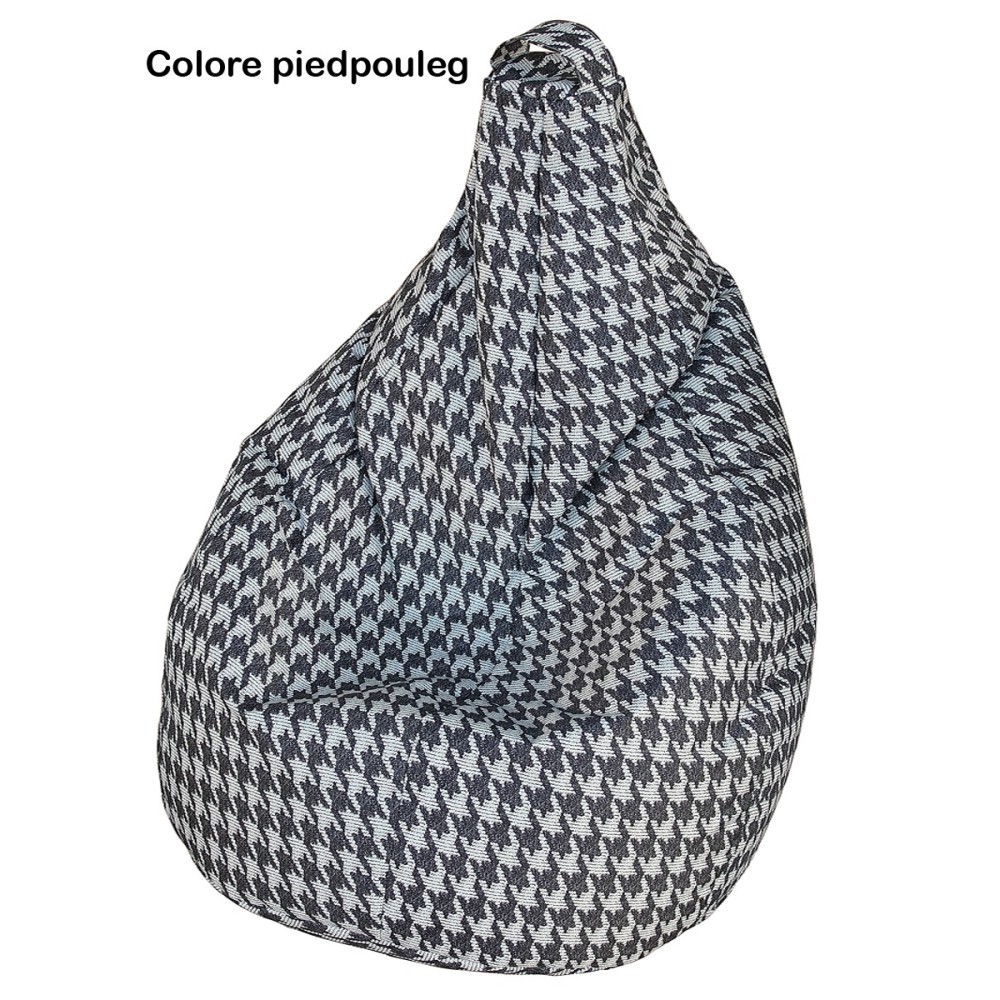 100% polyester poef fauteuils tassen met polyethyleen bollen.