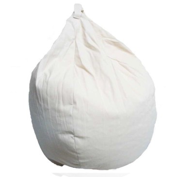Poltrona sacchi pouf in 80% cotone e 20%poliestere con sfere di polistirene interne. Completamente sfoderabile