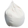 Sillón puf sacks en 80% algodón y 20%poliestere con bolas internas de poliestireno. Completamente extraíble