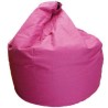 Fauteuil pouf bag en 80% coton et 20% polyester avec sphères internes en polystyrène. Entièrement amovible