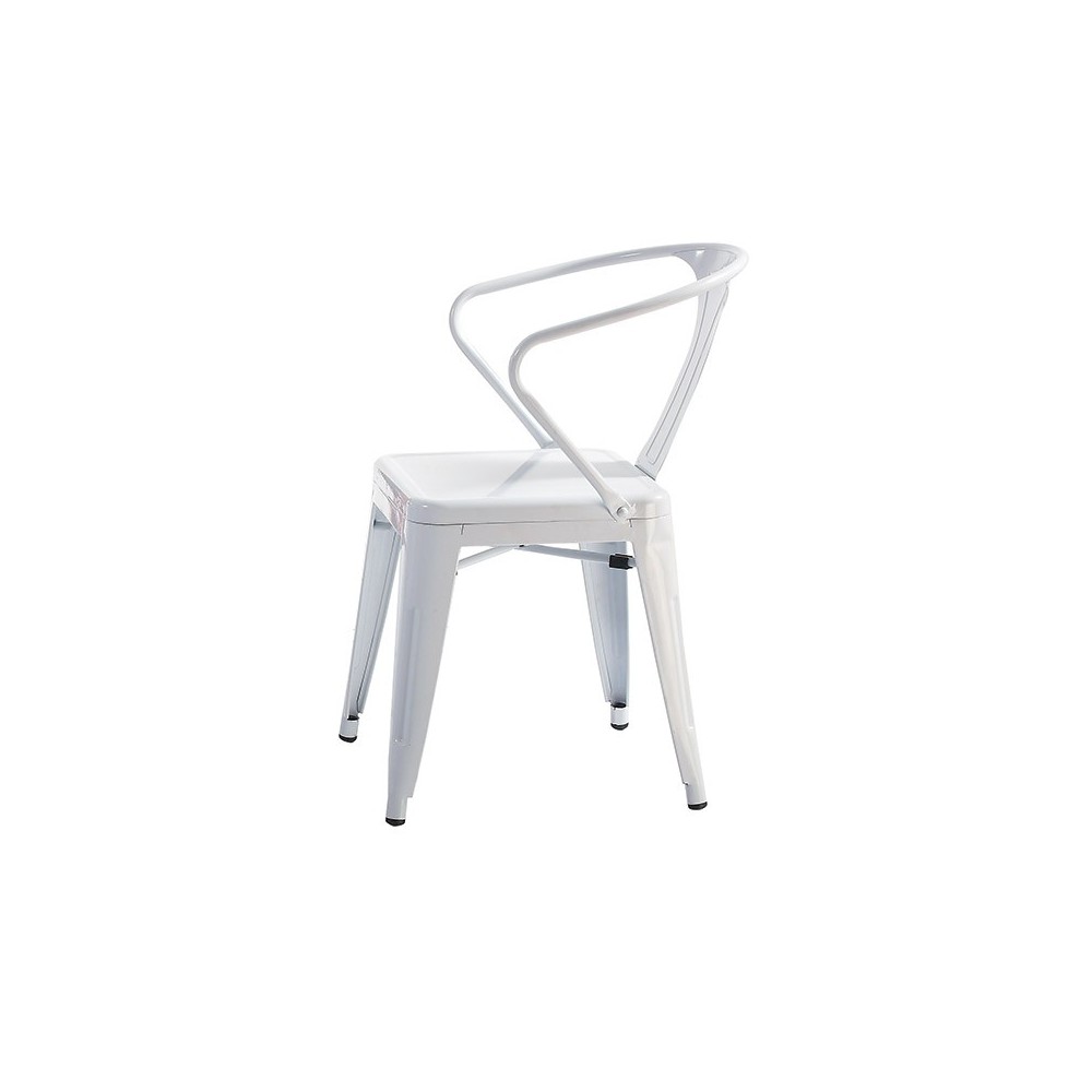 Re-edition of the Tolix chair by Xavier Pauchard with arms and without armrests