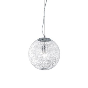 Mapa Max ua or 5 lights ceiling lamp with metal structure and blown glass