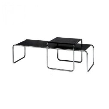 Re-edition of the Laccio coffee table by Marcel Breuer in laminate