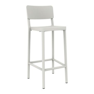 Lisboa polypropylene outdoor stool available in many colors