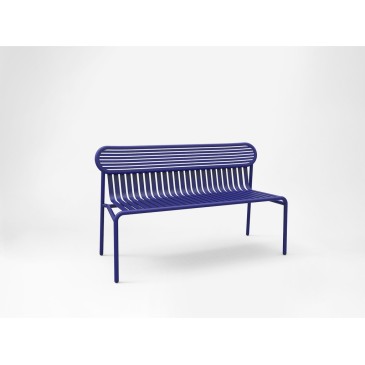 WEEK END outdoor bench in aluminum available in several colors