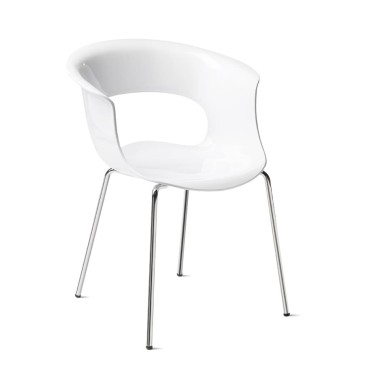 Fauteuil Miss B Antishock scab blanc