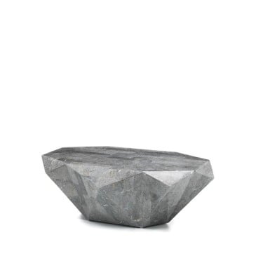 mesa de salón diamond medium stones gris