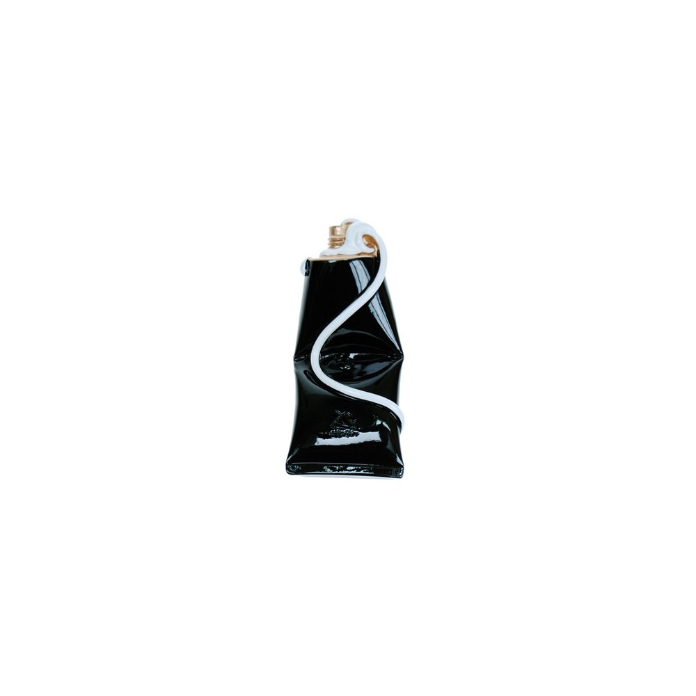Wandhanger in de vorm van een tube crème geperst in met de hand gedecoreerde hars