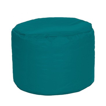 Pouf Waterproof round cylinder bag for indoors and outdoors, also in city fabric
